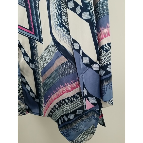 Alfred Dunner Womens Button Up Top 3/4 Sleeves Blouse Size 12 Petite‎ - Picture 2 of 6